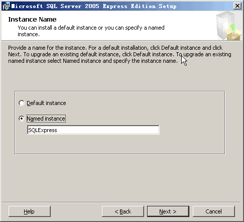 SQL Server 2005 express 安装过程